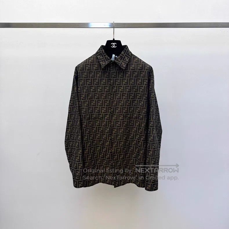 Fendi Fendi All-over Printed Shirt Jacket Size US M / EU 48-50 / 2 - 4 Thumbnail