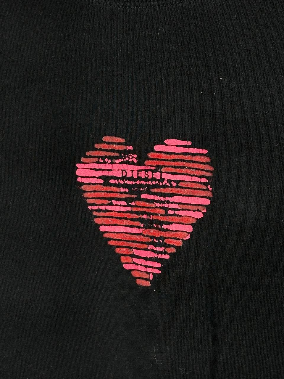 Diesel Diesel Heart Logo Avant Garde T-shirt Size L / US 10 / IT 46 - 4 Thumbnail