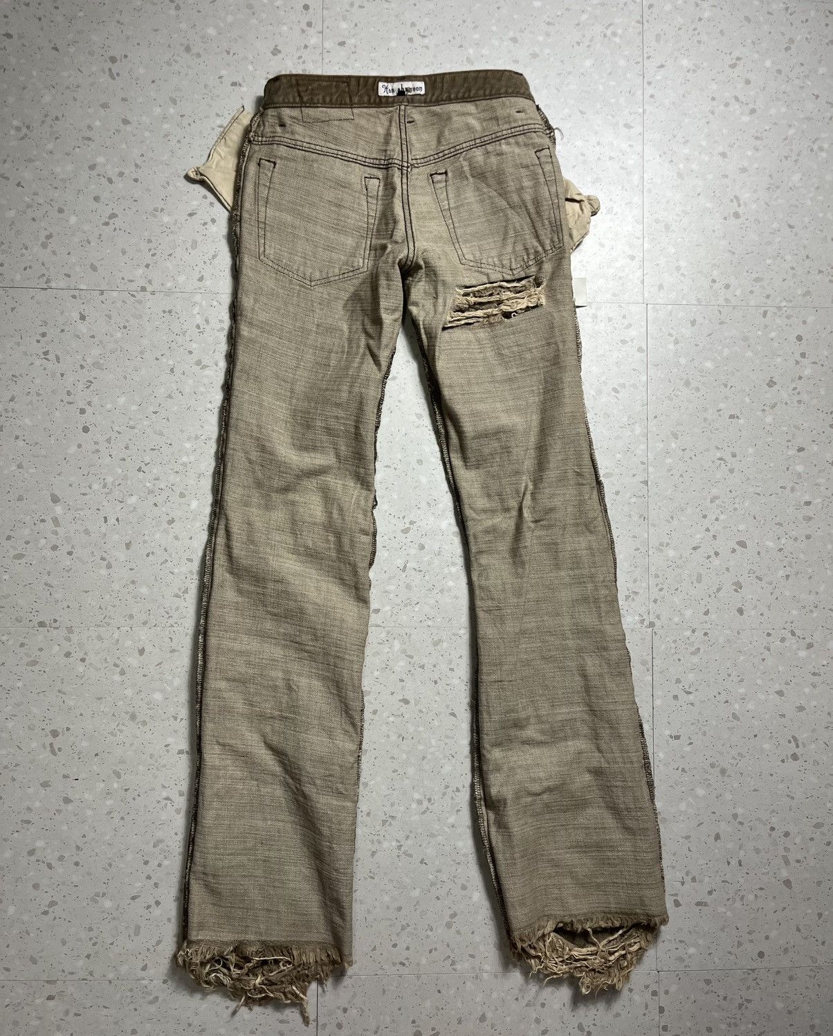 Le Grande Bleu (L.G.B.) Vintage han ahn soon flare jean distressed Size US 26 / EU 42 - 8 Thumbnail