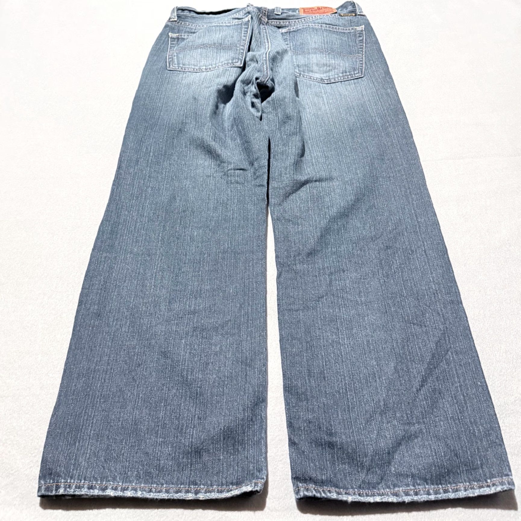 Lucky Brand Lucky Brand Jeans Men Blue Denim Logo Pockets Classic Straight Zip Fly 32x27 Size US 30 / EU 46 - 6 Thumbnail