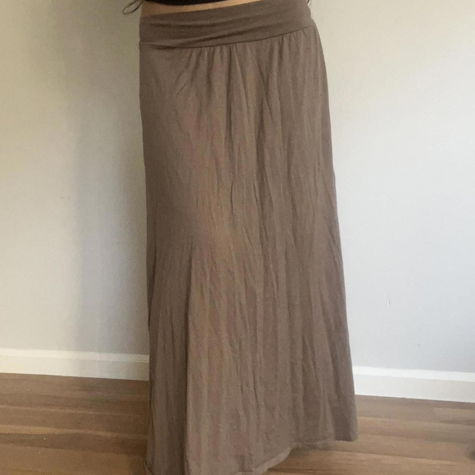 Other Brown midi skirt with stretchy waistband Size 28" / US 6 / IT 42 - 3 Thumbnail