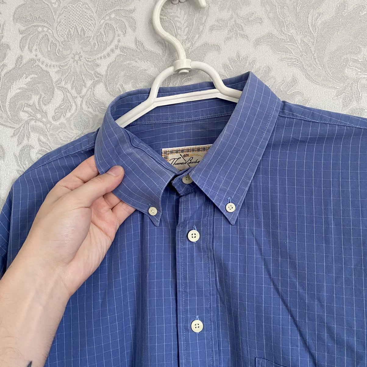 Burberry Vintage Thomas Burberry 90s Pocket Logo Button Up Shirt Size US XL / EU 56 / 4 - 3 Thumbnail