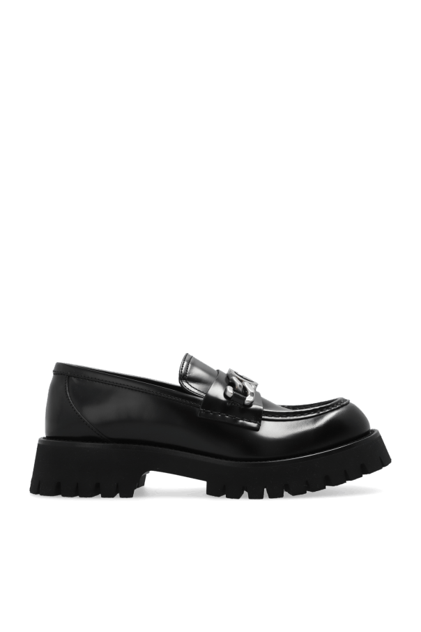 o1s1wg110125 Lug Sole Loafers in Black