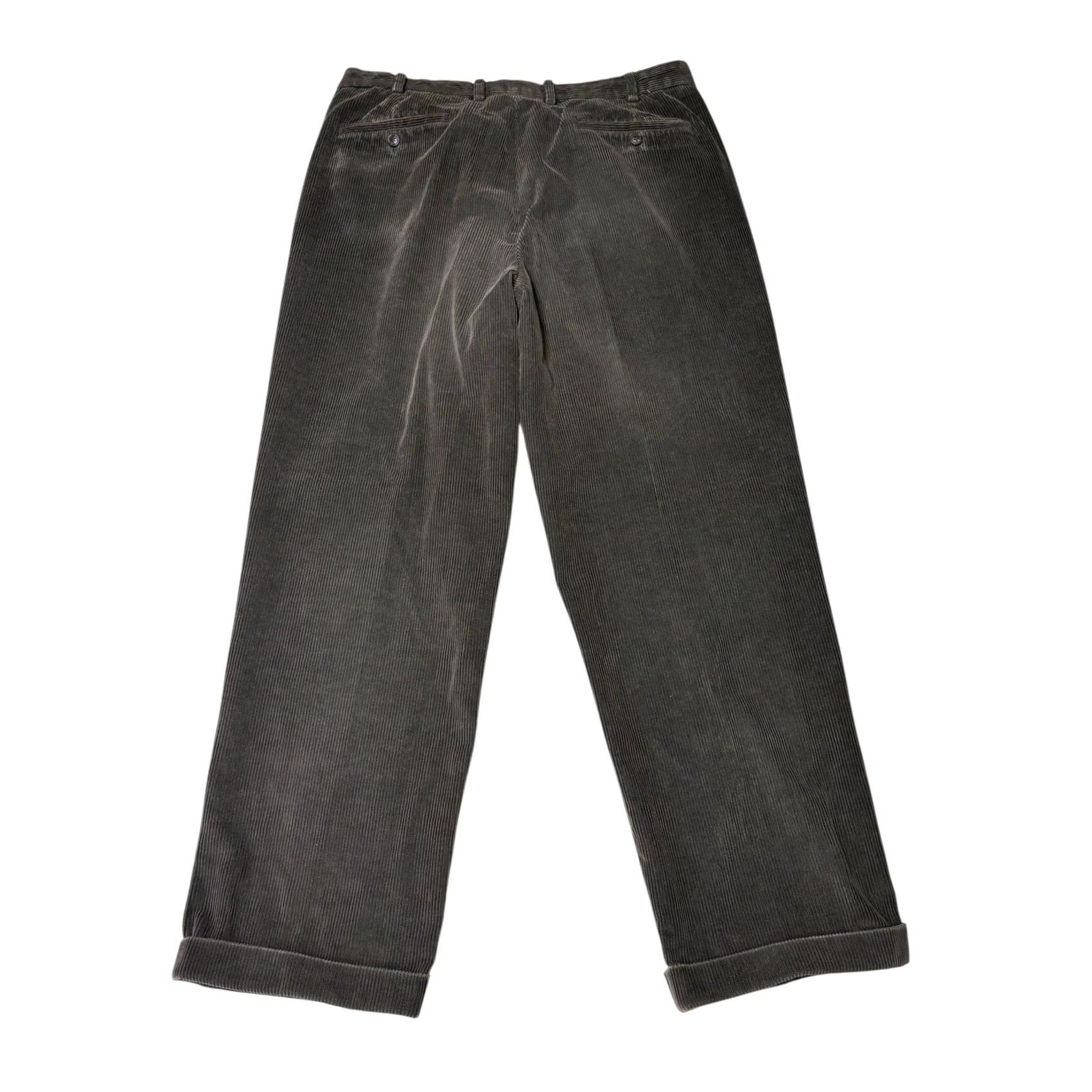 Brooks Brothers Brooks Brothers Elliot Corduroy Pants Men Pleated Khaki Tan Relaxed Fit W40 L32 Casual, Business, Workwear Men Leather? Size US 40 / EU 56 - 6 Thumbnail