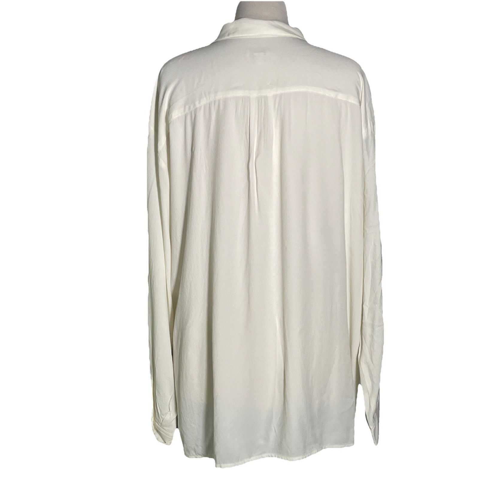 J. Jill J Jill Blouse Women’s Large Button Up Long Sleeve Size L / US 10 / IT 46 - 4 Thumbnail