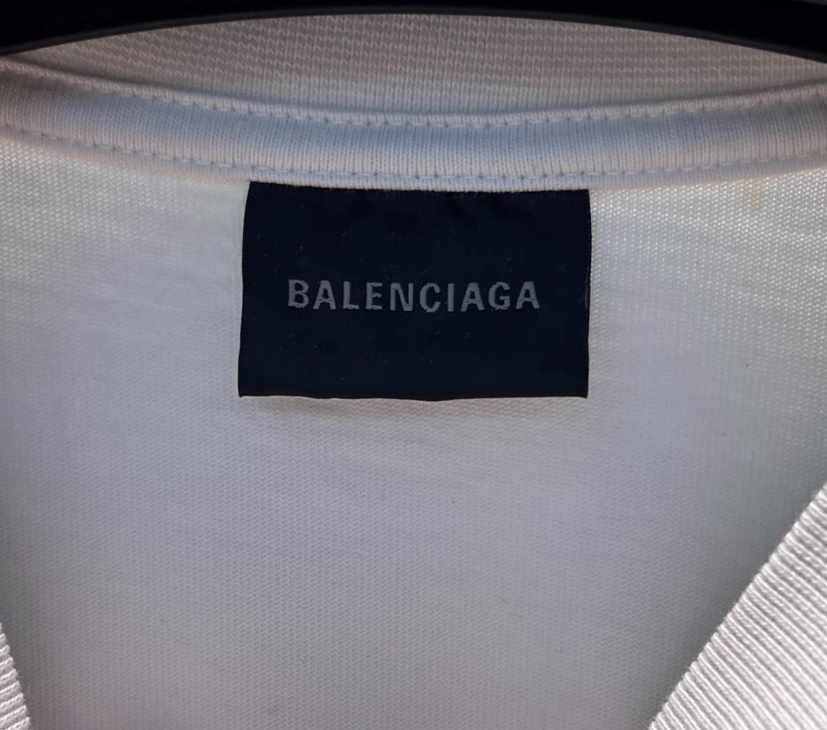 Balenciaga Balenciaga FW23 White Logo Short Sleeve T-Shirt Size US XS / EU 42 / 0 - 4 Thumbnail