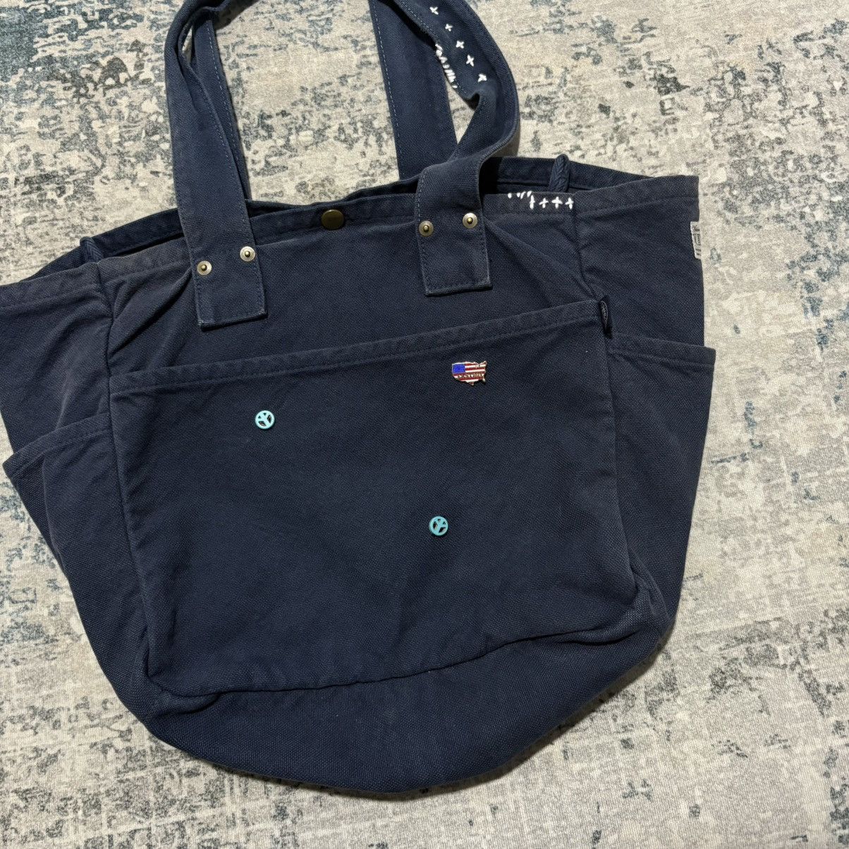 Other Vintage VDLC Japan handmade distressed sashiko tote bag Size ONE SIZE - 3 Thumbnail