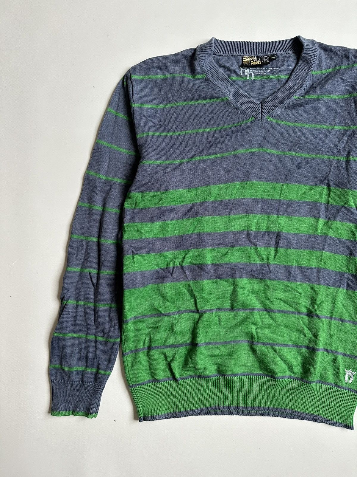 Neighborhood Vintage Neighborhood Chunky Knit Striped Sweater Size US M / EU 48-50 / 2 - 2 Thumbnail