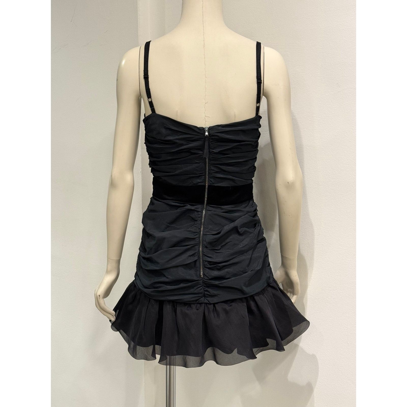 Dolce & Gabbana 2000s Dolce & Gabbana ruched draped mini dress Size M / US 6-8 / IT 42-44 - 3 Thumbnail
