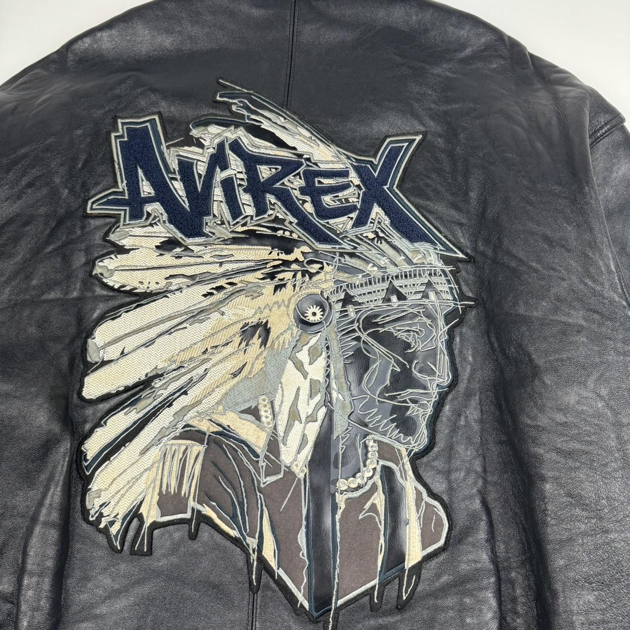 Avirex Avirex Leather Jacket Size US XL / EU 56 / 4 - 3 Thumbnail