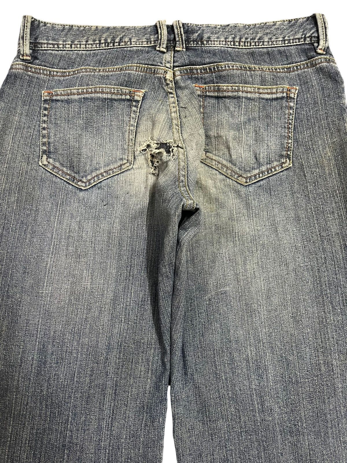 KMRii Vintage Japanese Brand Blue Wash Tight Bootscut Jeans Size US 32 / EU 48 - 5 Thumbnail