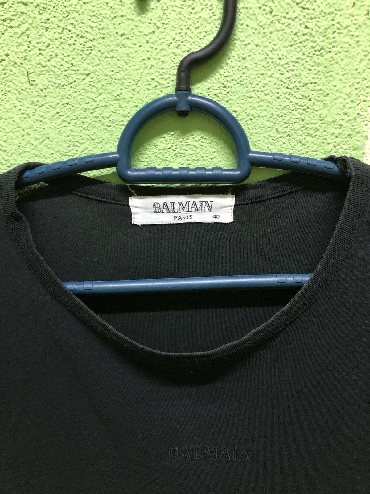 Balmain AUTHENTIC BALMAIN EMBROIDERED LOGO TSHIRT Size M / US 6-8 / IT 42-44 - 4 Thumbnail