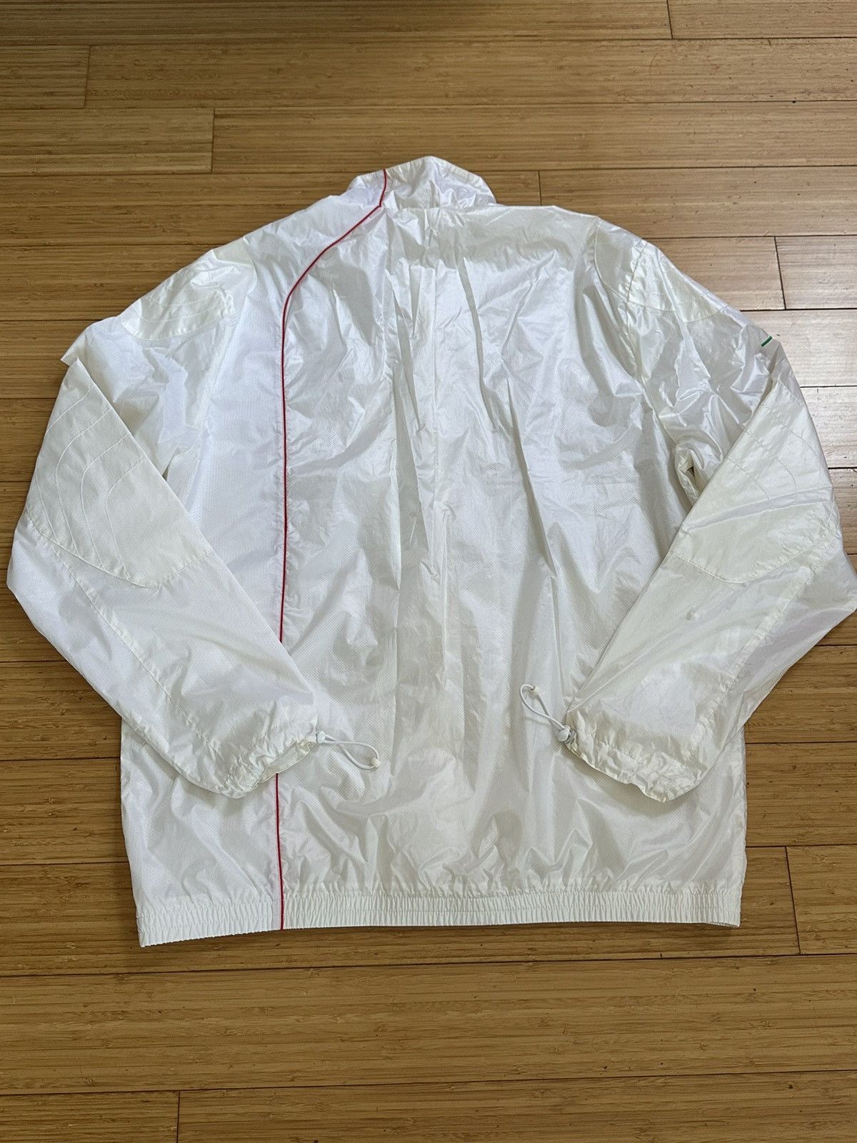 Puma Ferrari Puma Windbreaker Jacket White Red Nylon Glanz SizeXL Size US XL / EU 56 / 4 - 3 Thumbnail