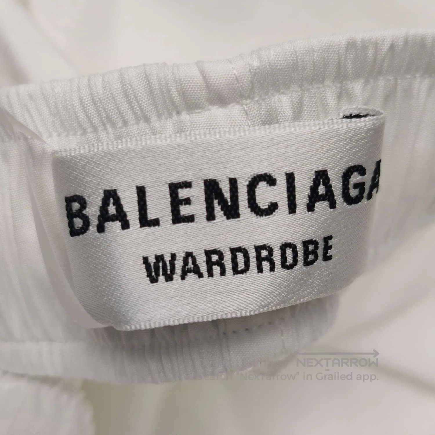 Balenciaga Balenciaga White Cotton Logo Shorts M. Size M / US 6-8 / IT 42-44 - 3 Thumbnail