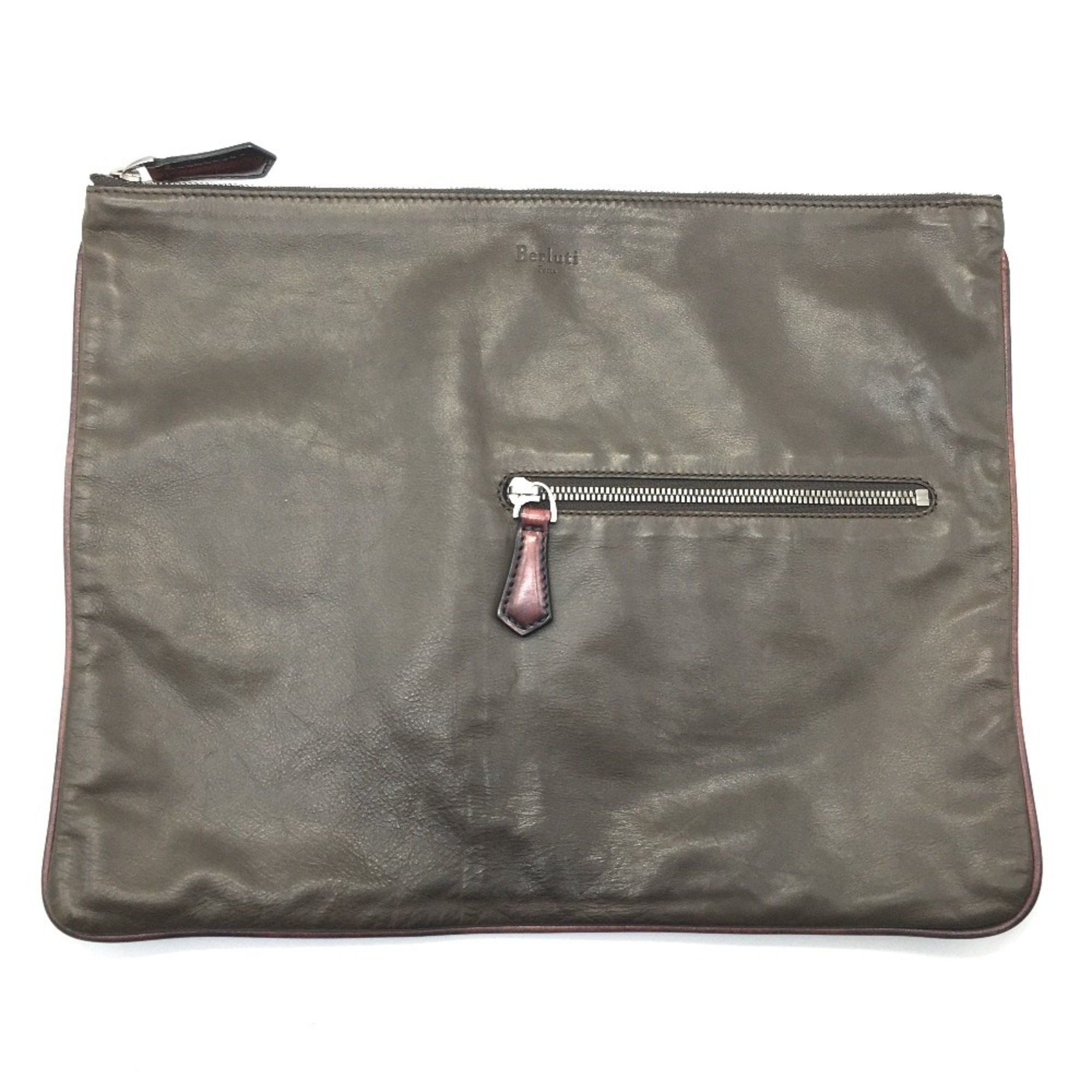 Berluti Berlutti Calligraphy Bag Cluch Bag Clutch bag BrownBased Size ONE SIZE - 1 Thumbnail