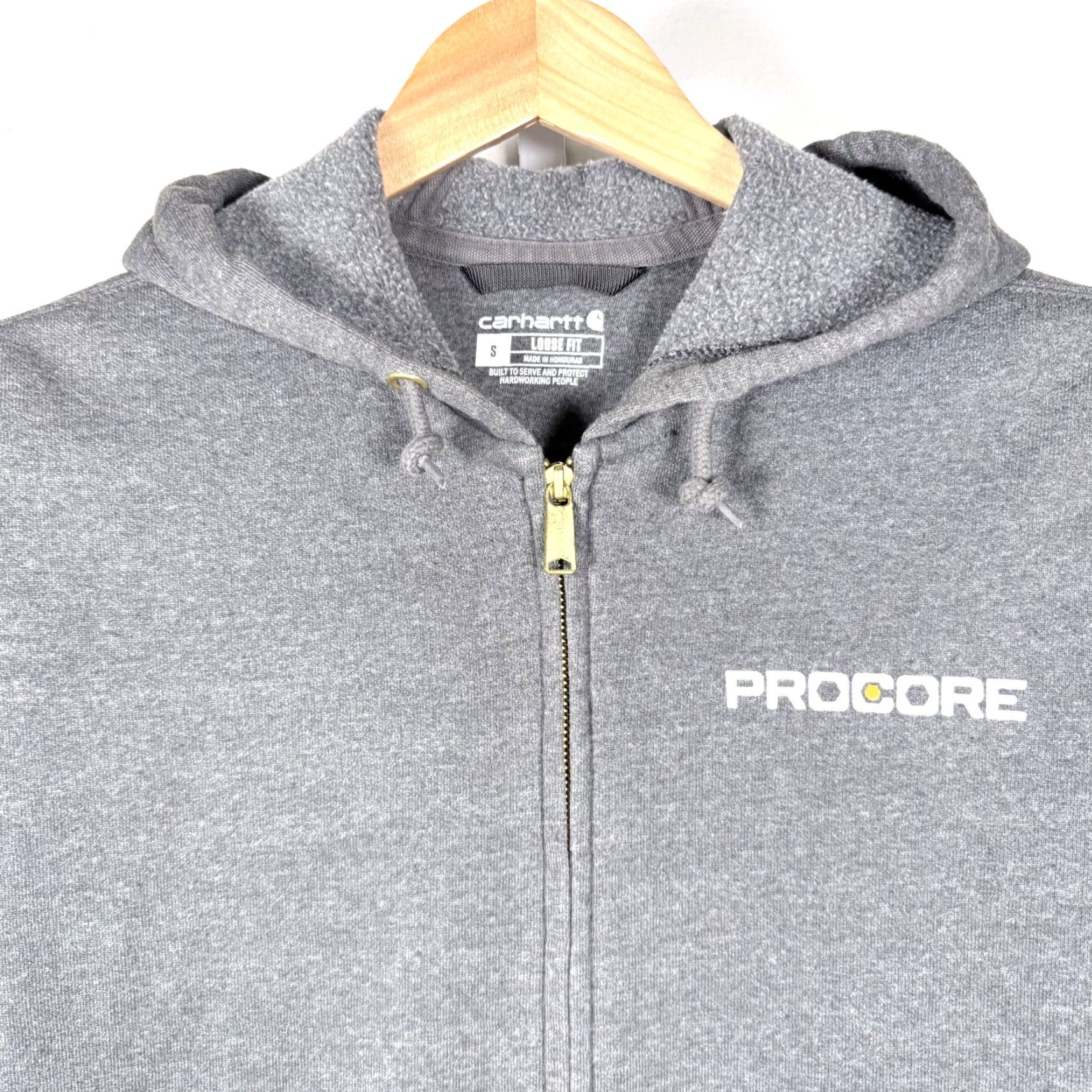 Carhartt Carhartt Sweatshirt Gray Mens Small K122 Loose Fit Midweight Full Zip Hooded Sweatshirt Gray Mens - Small Size US S / EU 44-46 / 1 - 4 Thumbnail