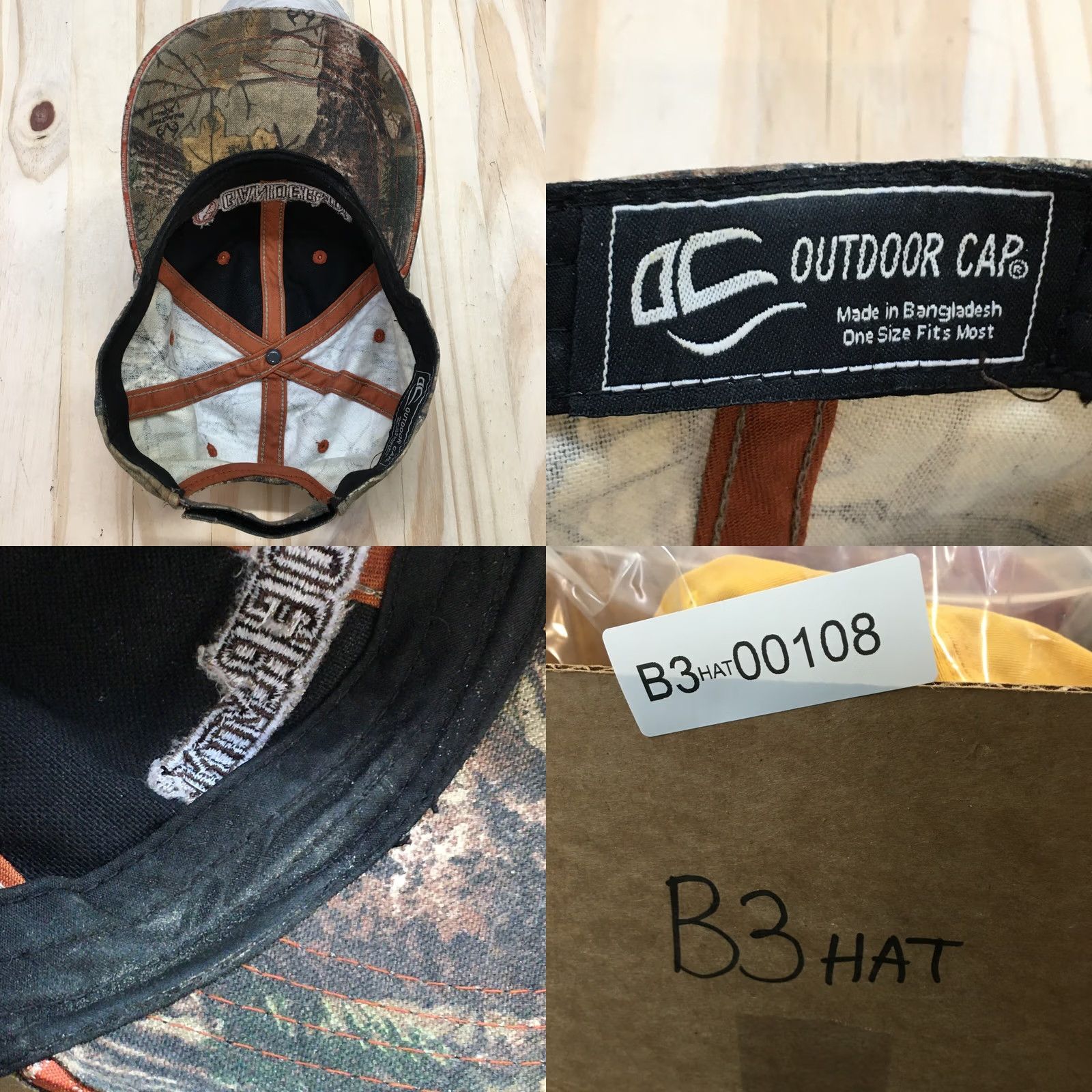 Logo 7 Outdoor Cap Baseball Hat Mens Brown One Size Embroidered Logo Size ONE SIZE - 8 Thumbnail