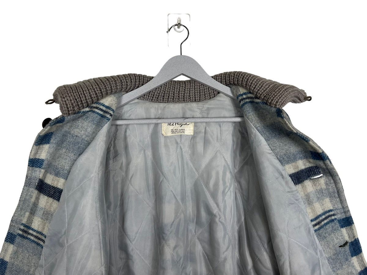 Japanese Brand 🔥 PAT HAGUE NAKAMURA WOOL PATCHWORK RIM COAT JACKET Size US L / EU 52-54 / 3 - 11 Thumbnail