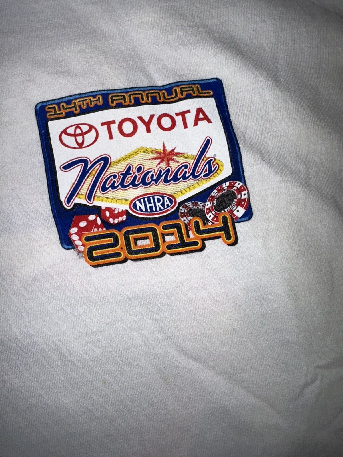 Gildan AUTOGRAPH Alexis DeJoria/Rutledge Wood NHRA Nationals Tee XL Size US XL / EU 56 / 4 - 4 Thumbnail