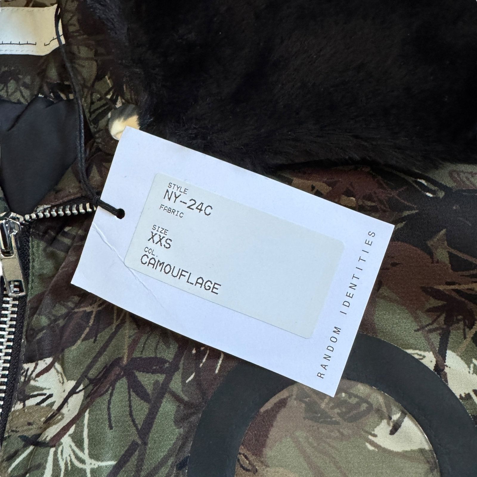 Random Identities NEW Random Identities Mile High Bomber Jacket Green/Brown Size US XXS / EU 40 - 11 Thumbnail