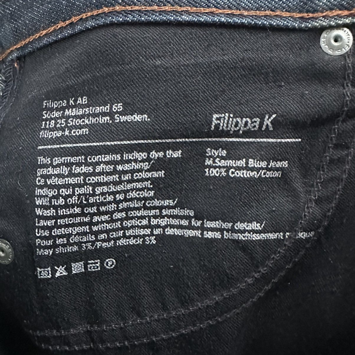 Filippa K Fillipa K indigo denim jeans Size US 30 / EU 46 - 11 Thumbnail