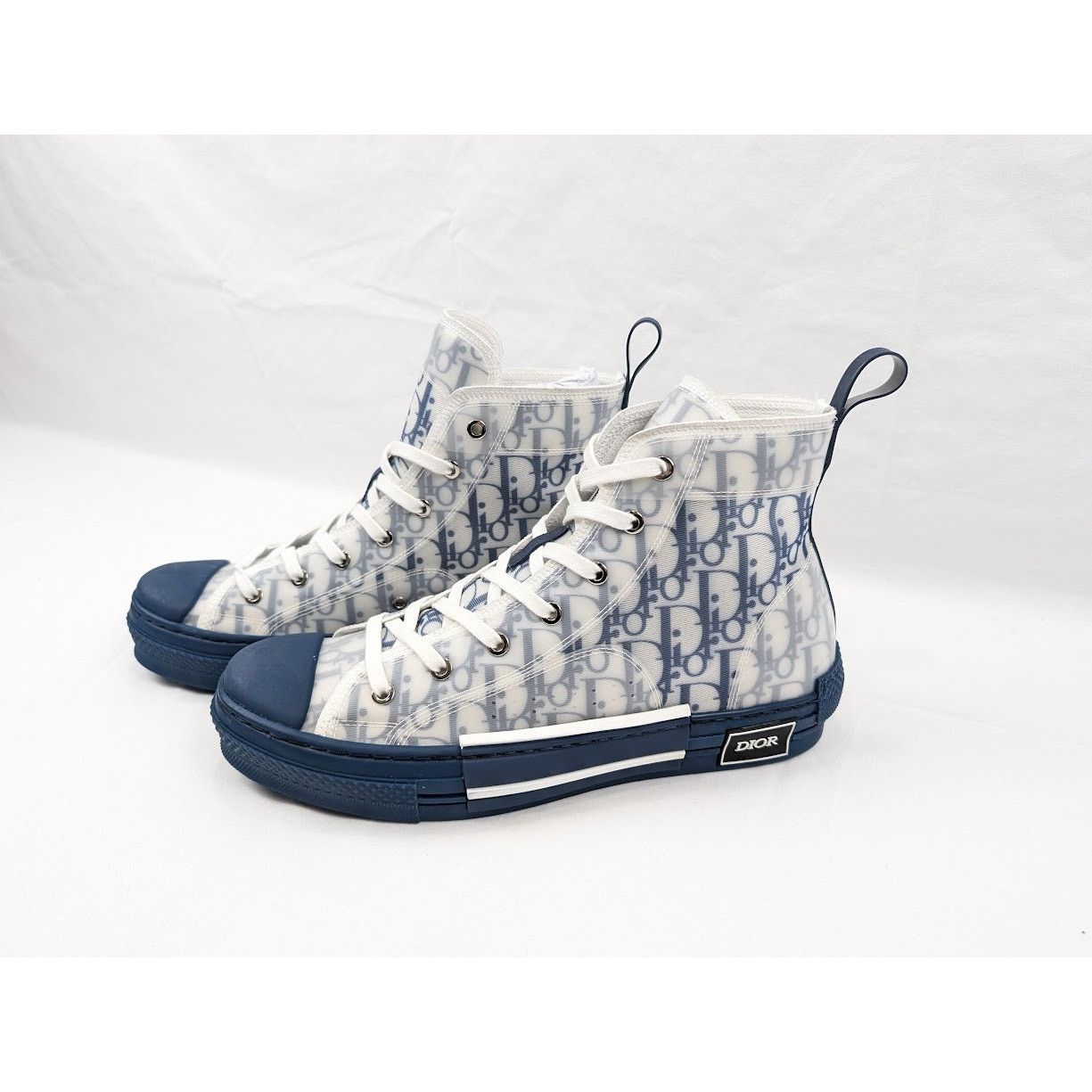 Dior o1rshd1 B23 HT Oblique Transparency in Blue Size US 12 / EU 45 - 18 Thumbnail