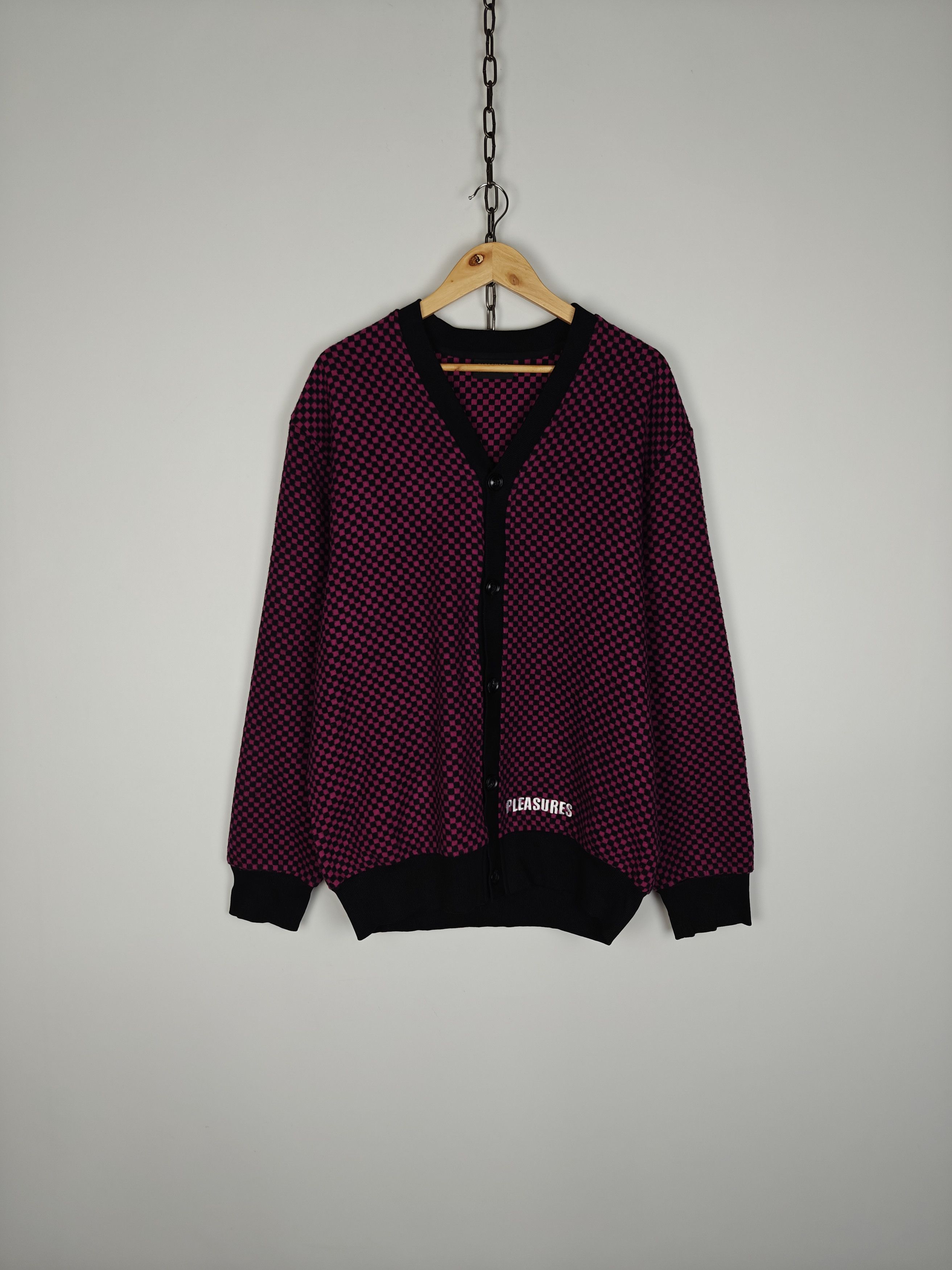 Pleasures Pleasures Cardigan Jacket Check Pattern size XL Size US XL / EU 56 / 4 - 1 Thumbnail