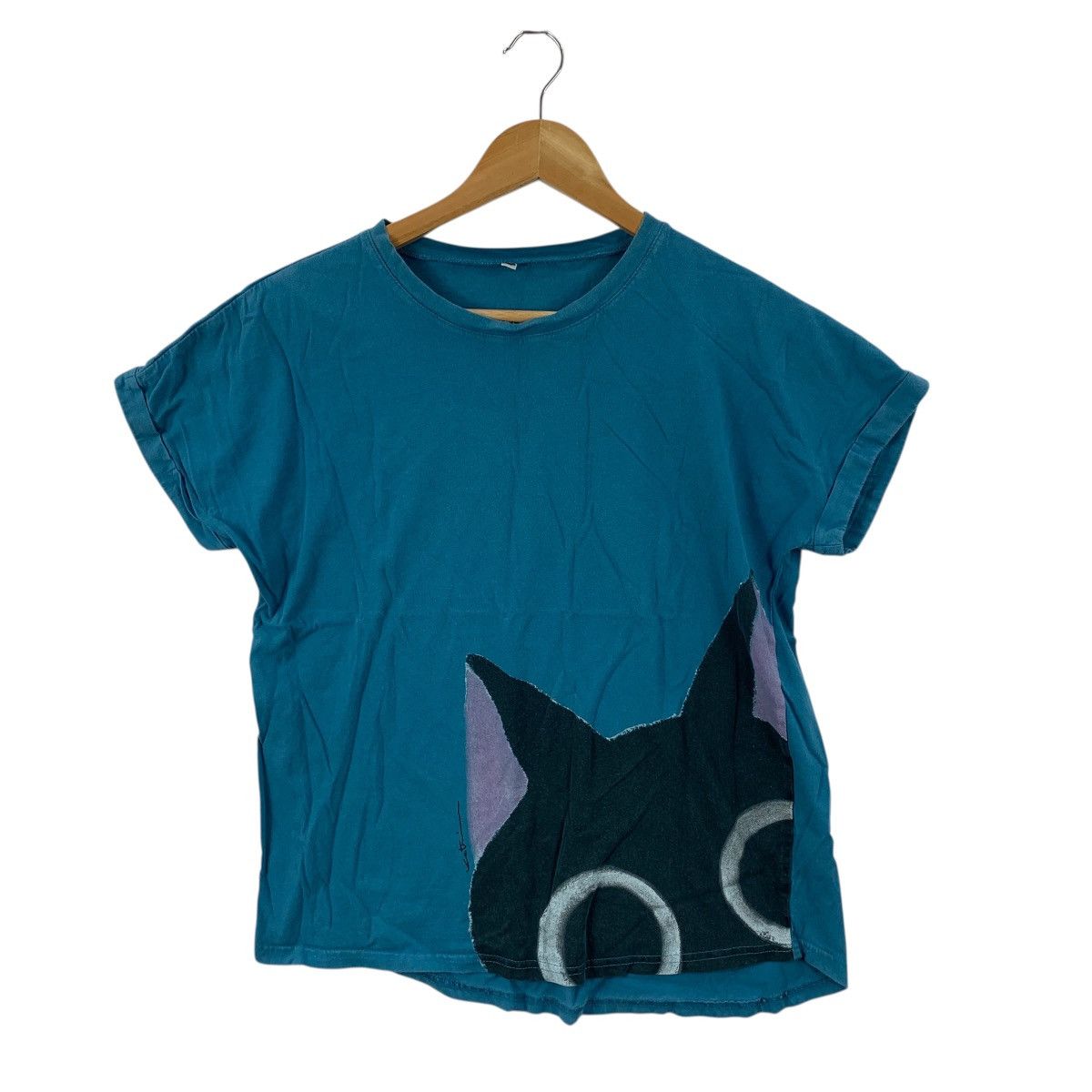 Anime ANIME KAZUO KATSUKI Black Cat Belluna Tee Shirt Top Big Size M / US 6-8 / IT 42-44 - 4 Thumbnail