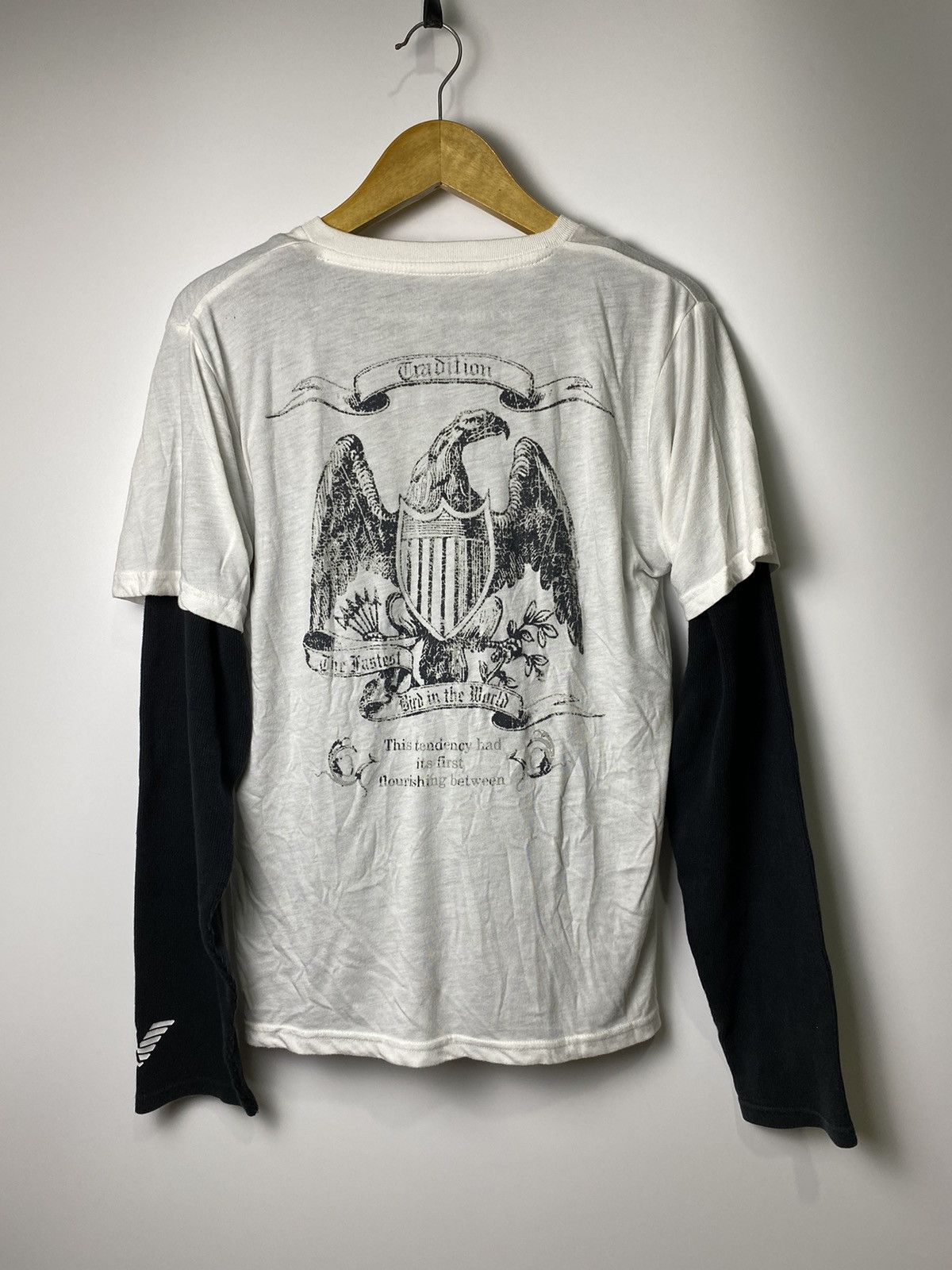 Le Grande Bleu (L.G.B.) Bedrock x L.G.B white t-shirt undercover