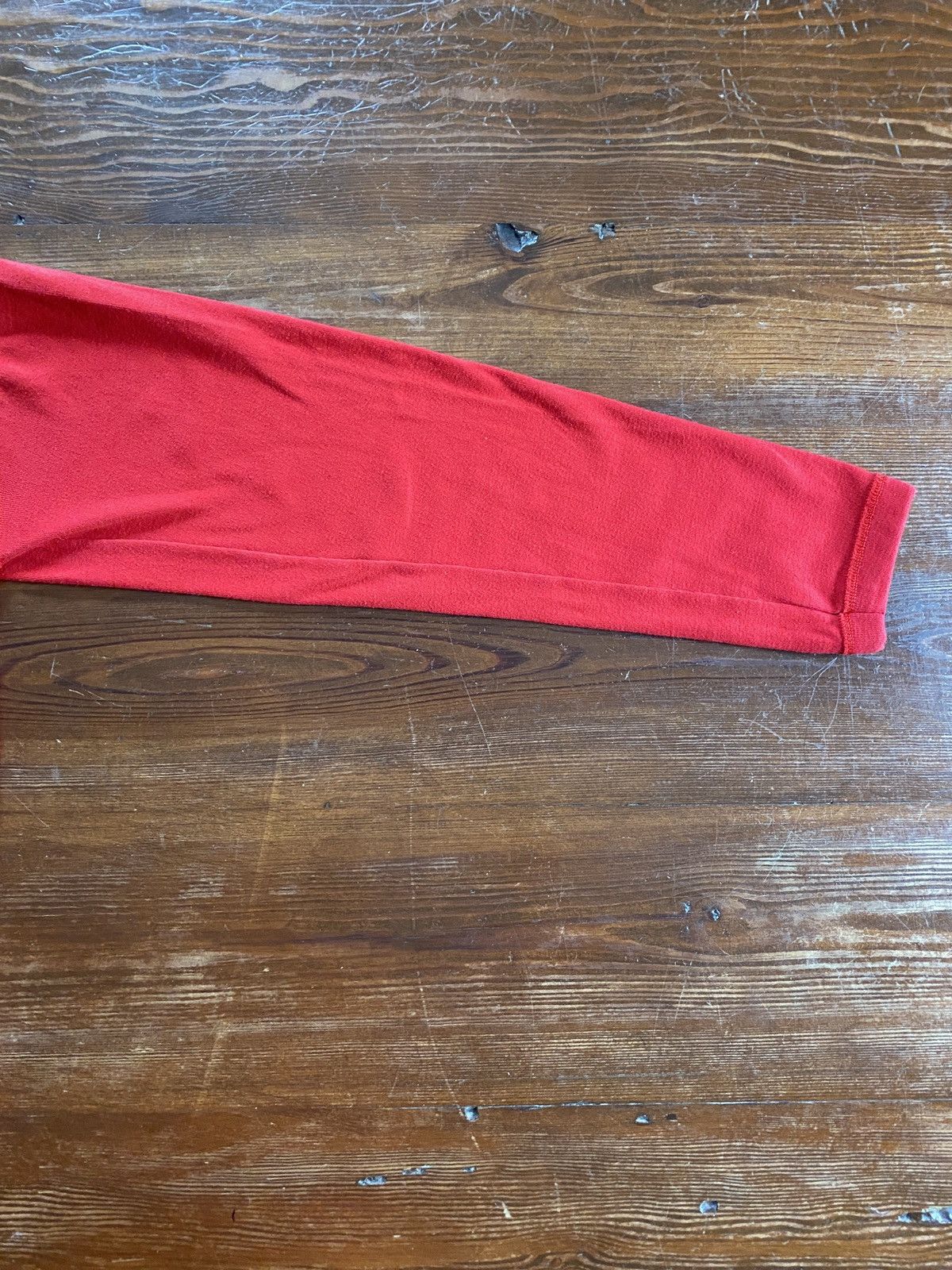 Vintage Vintage 80s Haverford College Red Long Sleeve Henley Thermal Size US M / EU 48-50 / 2 - 7 Thumbnail