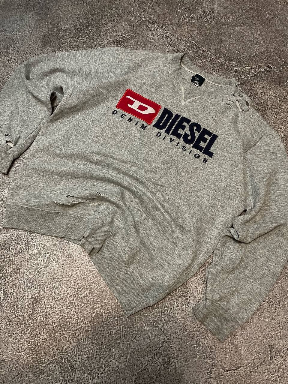 Diesel Diesel distressed sweatshirt Size US L / EU 52-54 / 3 - 1 Thumbnail
