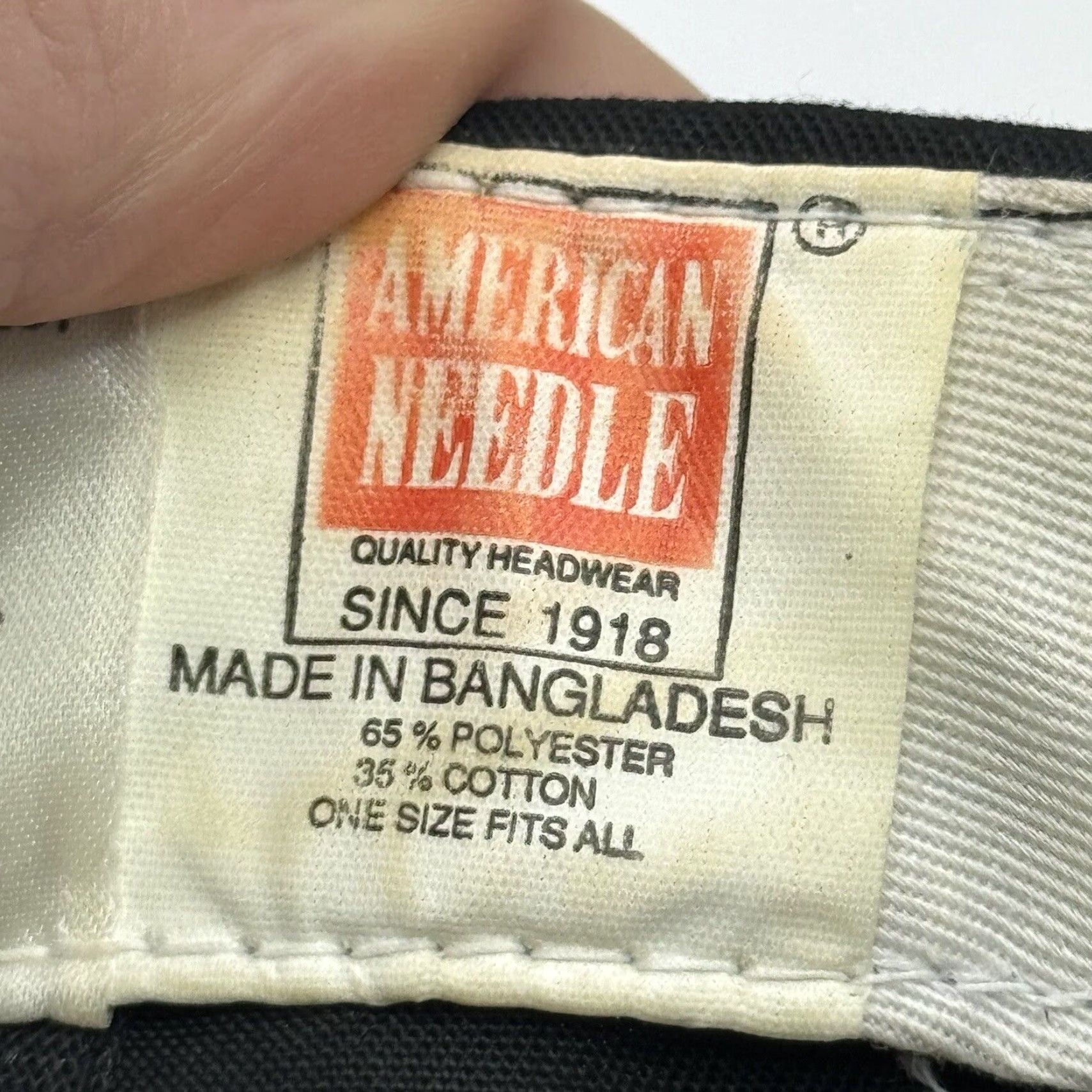 American Needle VINTAGE 1994 American Needle Speed Racer Cartoon Snapback Hat Men One Size Black Cotton 90s Retro Size ONE SIZE - 7 Thumbnail