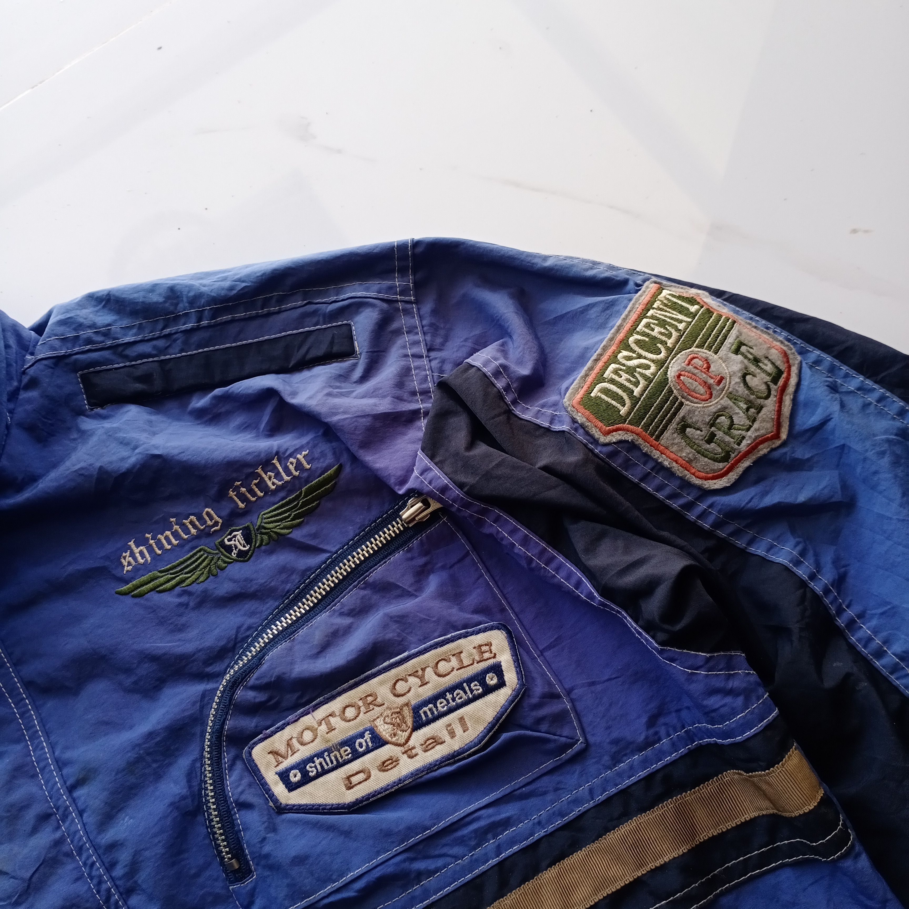 Japanese Brand × Yamaha Vintage Yamaha Shining Tickler Motorcycle Jacket Honda Bell Size US L / EU 52-54 / 3 - 5 Thumbnail