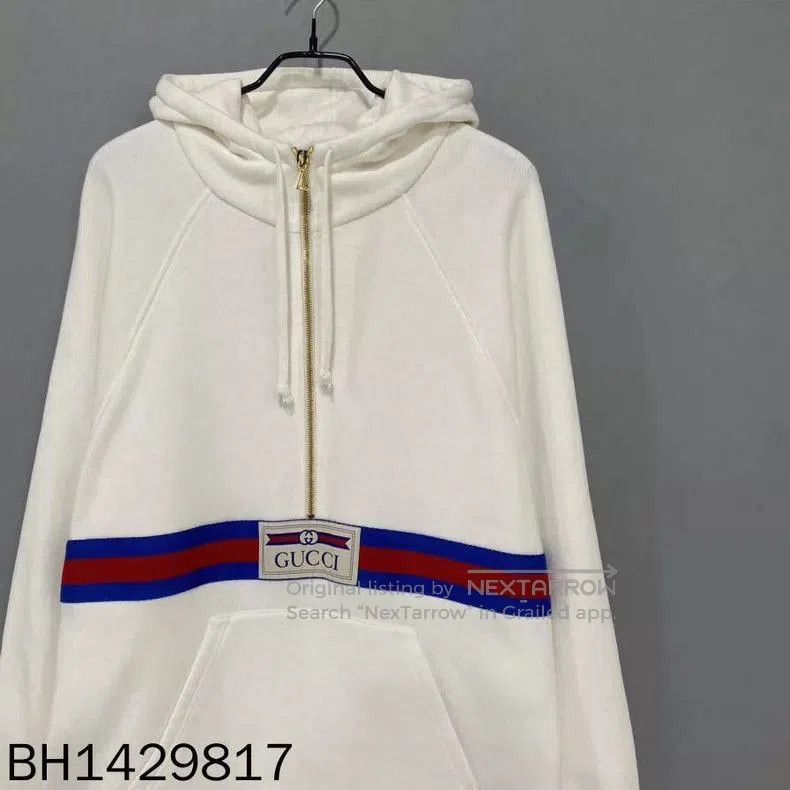 Gucci Gucci Red Blue Stripe Zip Hoodie. Size US XS / EU 42 / 0 - 2 Thumbnail
