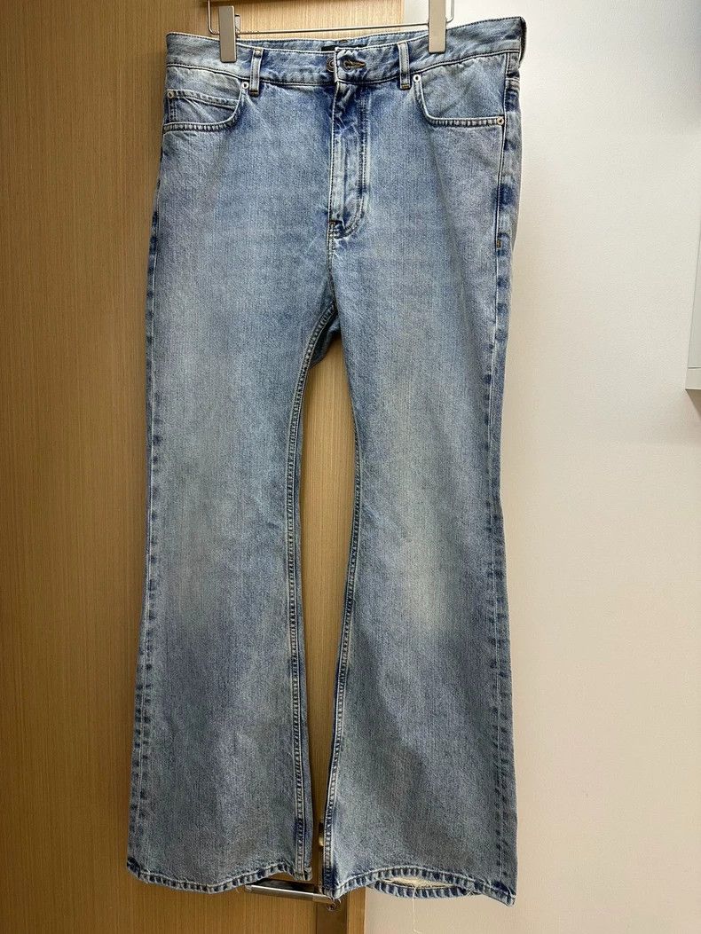 Balenciaga size S Hole Distressed Hem Jeans