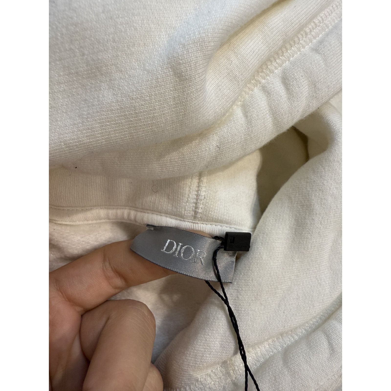 Dior Dior CD Script Logo Hoodie White Used Small Size US S / EU 44-46 / 1 - 2 Thumbnail