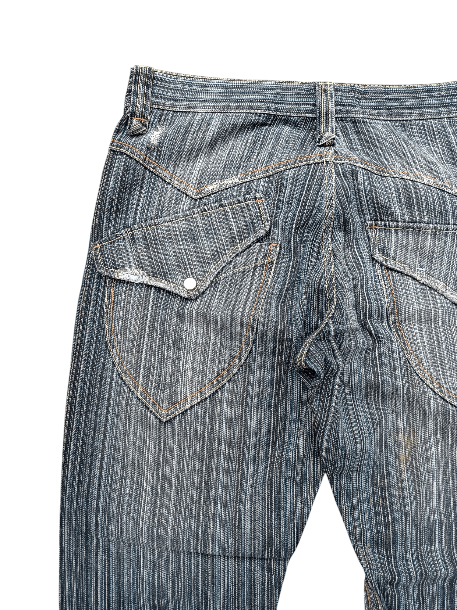 Jean 🔥 Flare Hickory IKKA Nice Design & Rare 🔥 Size US 33 - 8 Thumbnail