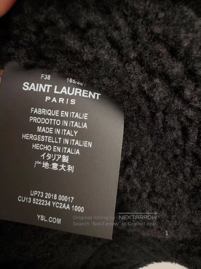 Saint Laurent Paris Saint Laurent Paris Fur-Trimmed Jacket Size XS / US 0-2 / IT 36-38 - 6 Thumbnail