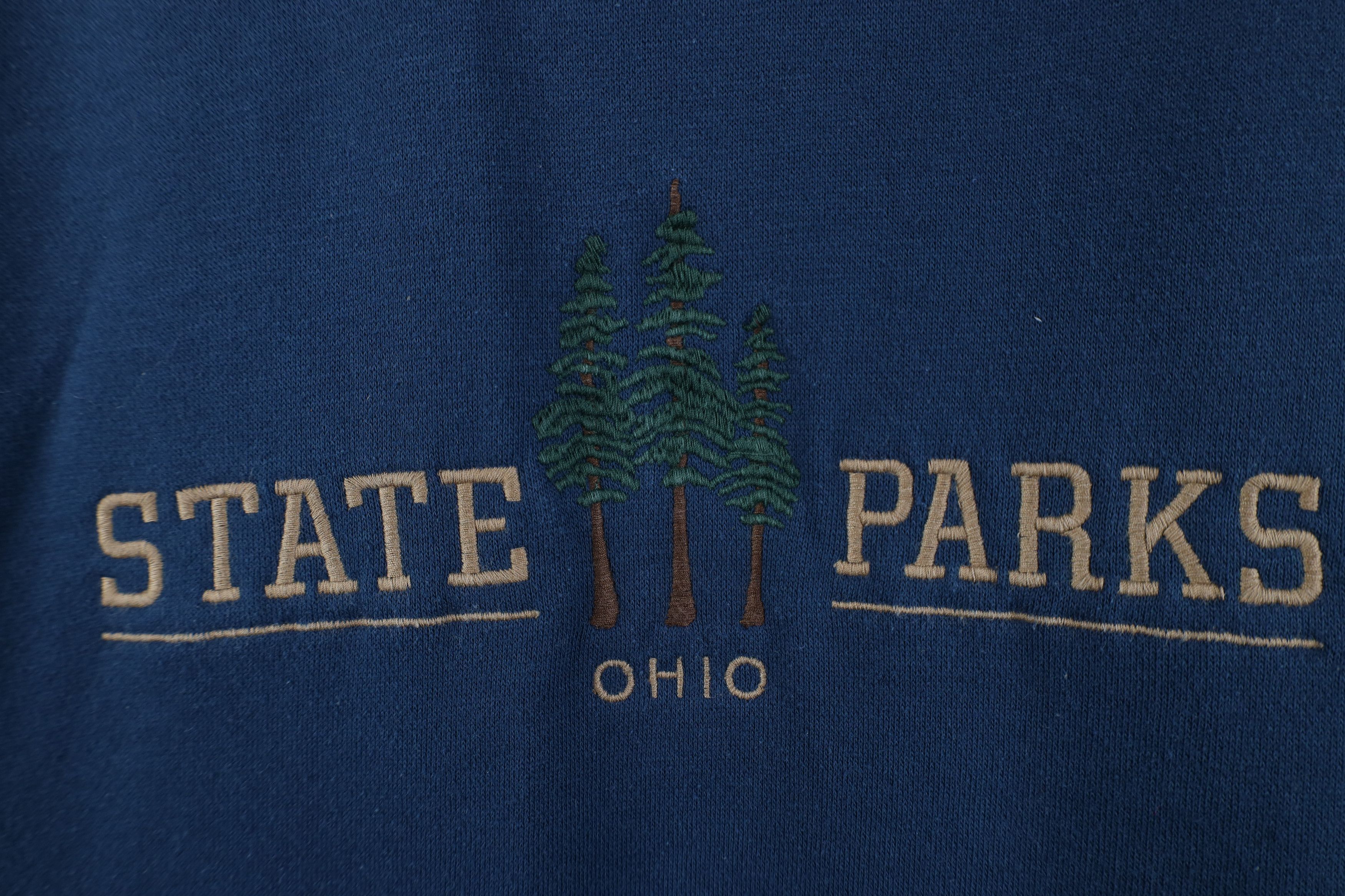 Vintage Vintage Y2K Streetwear Ohio State Parks Hoodie Sweatshirt Size US L / EU 52-54 / 3 - 4 Thumbnail