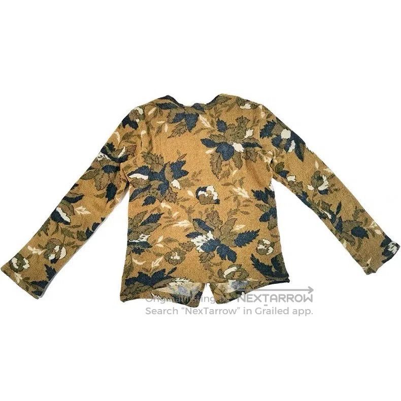 Yohji Yamamoto Yohji Yamamoto Vintage Floral Sweater Size US M / EU 48-50 / 2 - 2 Thumbnail