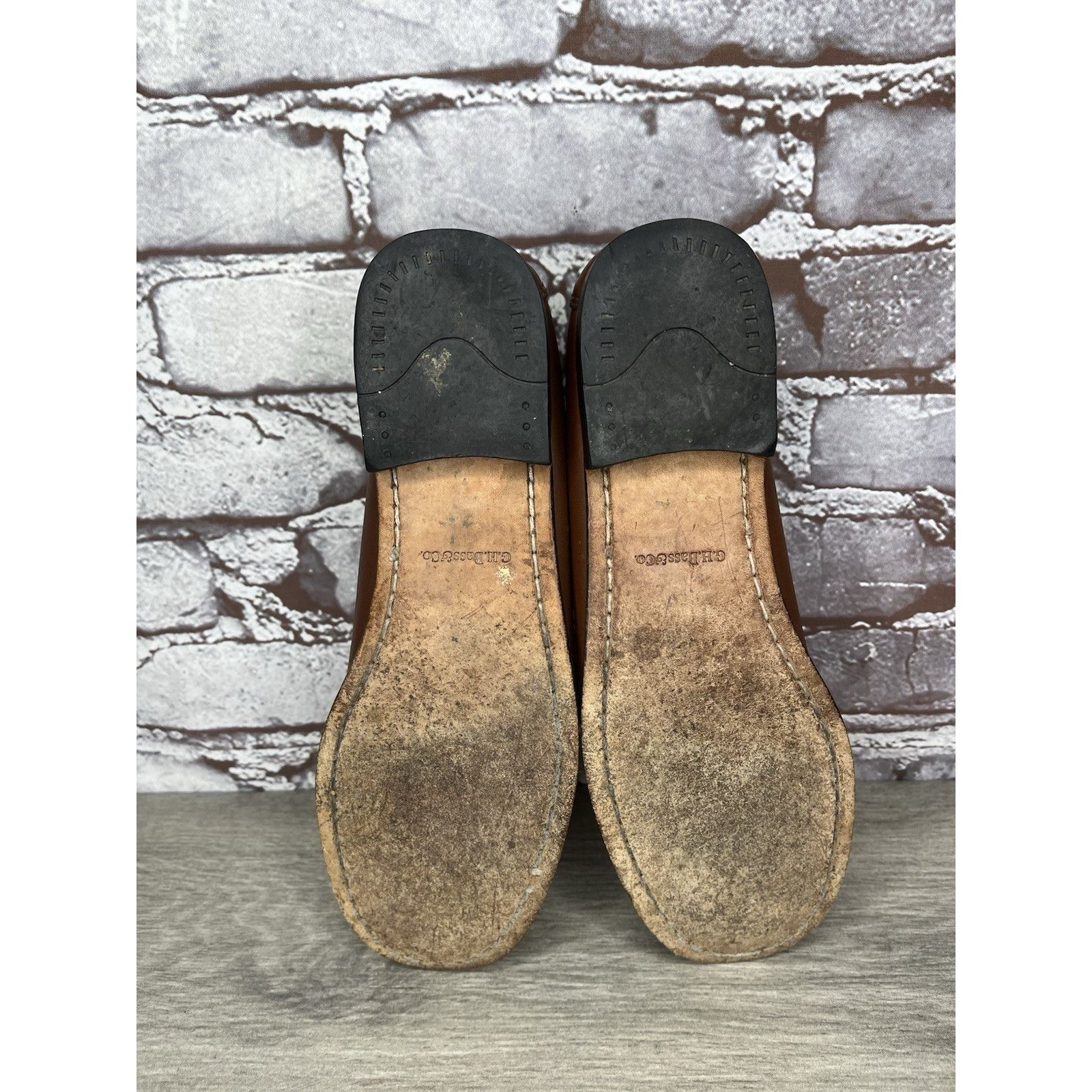 Bass GH BASS Jackie Brown Leather Kiltie Tasseled Slip-On Loafers Size US 7.5 / IT 37.5 - 10 Thumbnail