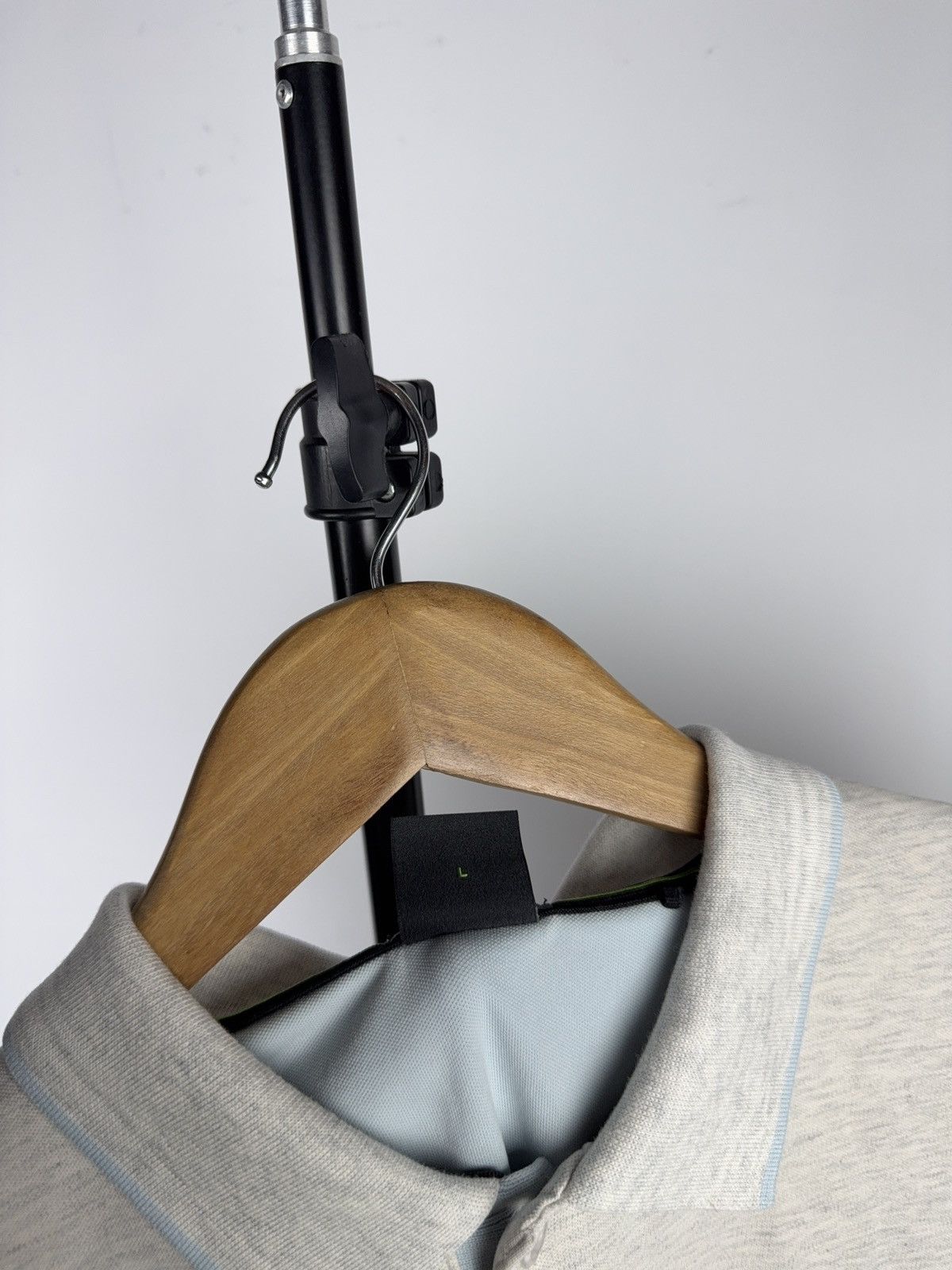 Hugo Boss Hugo Boss BO/SS Logo Slim Fit Stretch Polo Shirt Light Grey Size US L / EU 52-54 / 3 - 8 Thumbnail