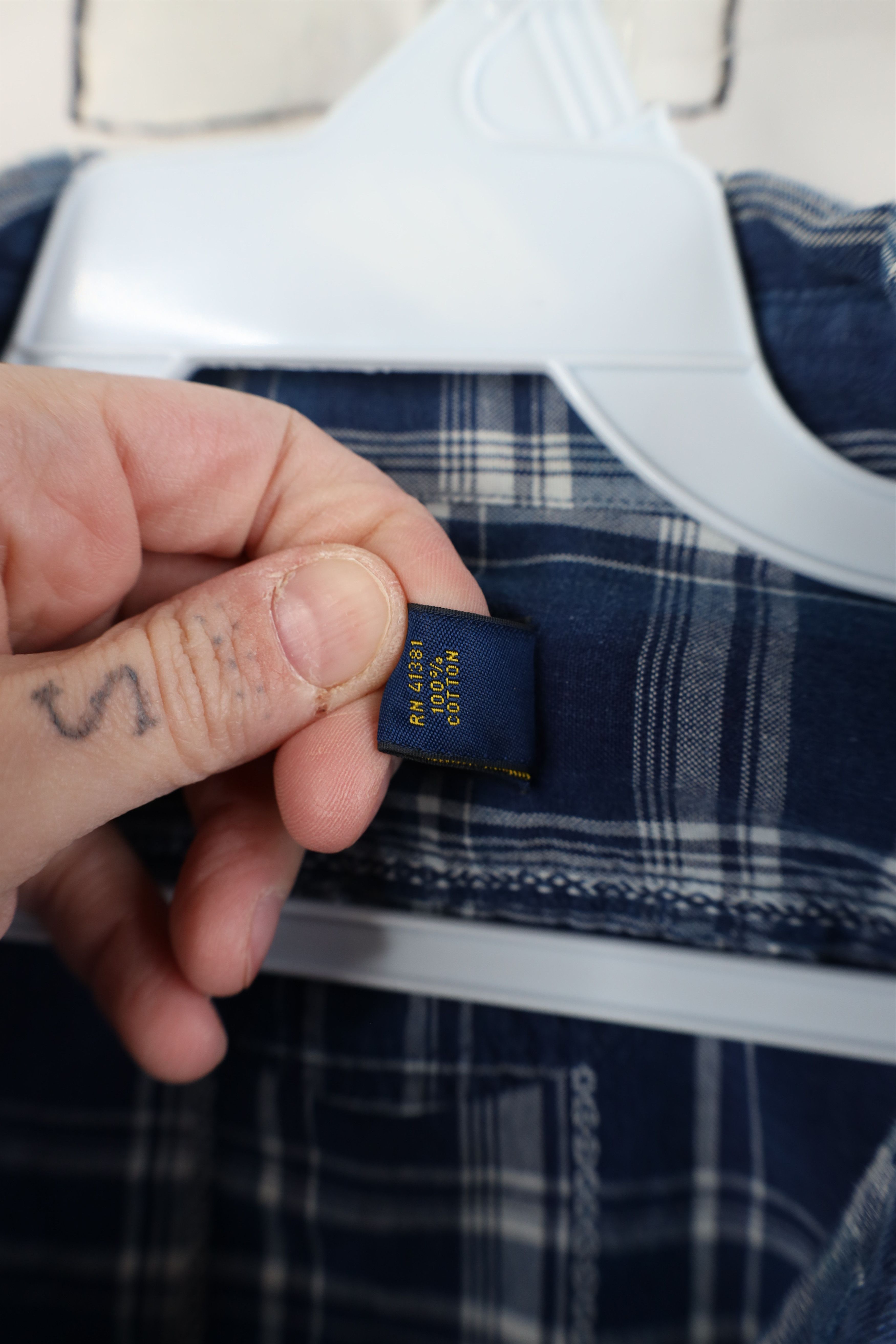 Ralph Lauren Deadstock Vintage Ralph Lauren Pocket Flannel Button Shirt Size US XXL / EU 58 / 5 - 9 Thumbnail