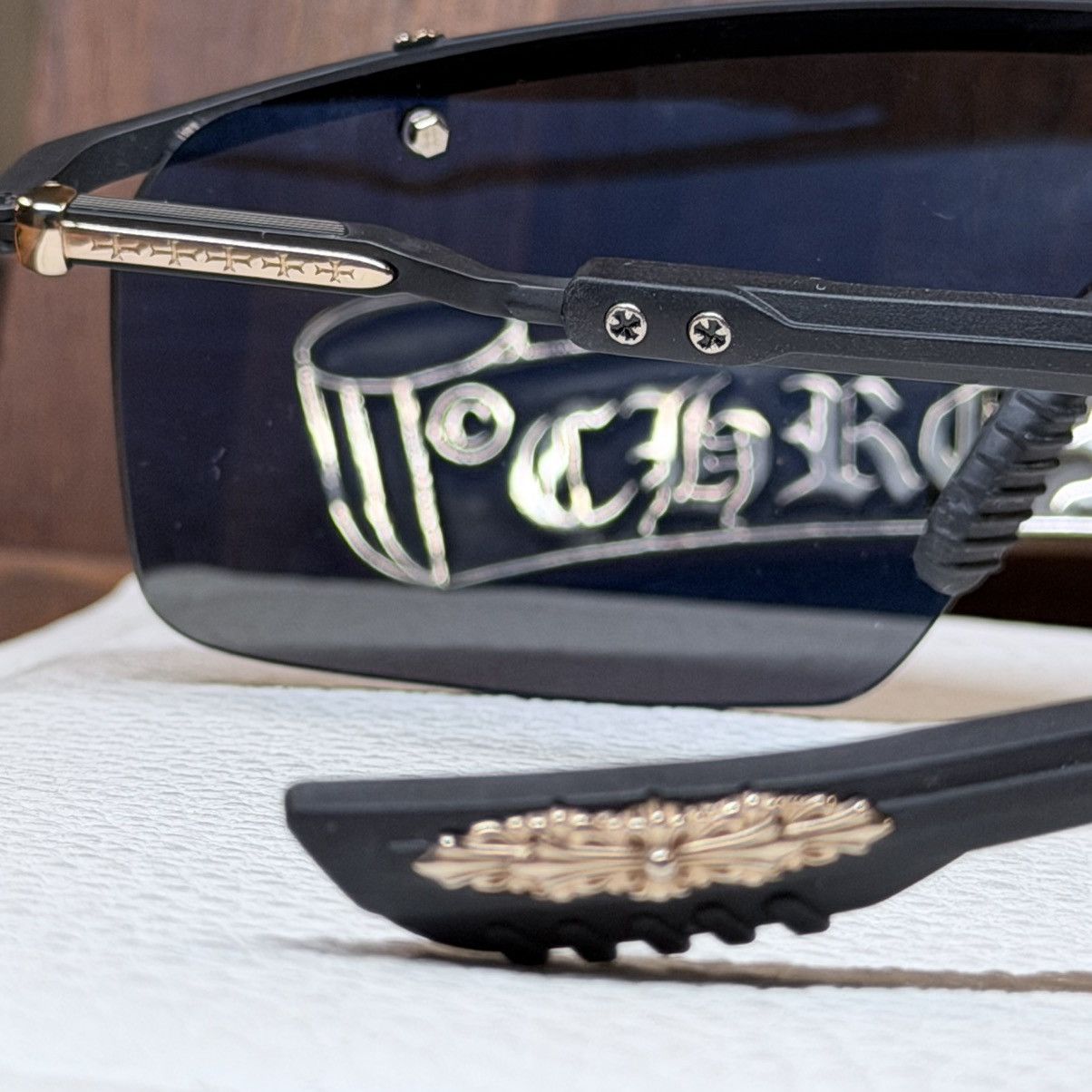 Chrome Hearts Chrome Hearts CLITANIC Sunglasses Size ONE SIZE - 19 Thumbnail