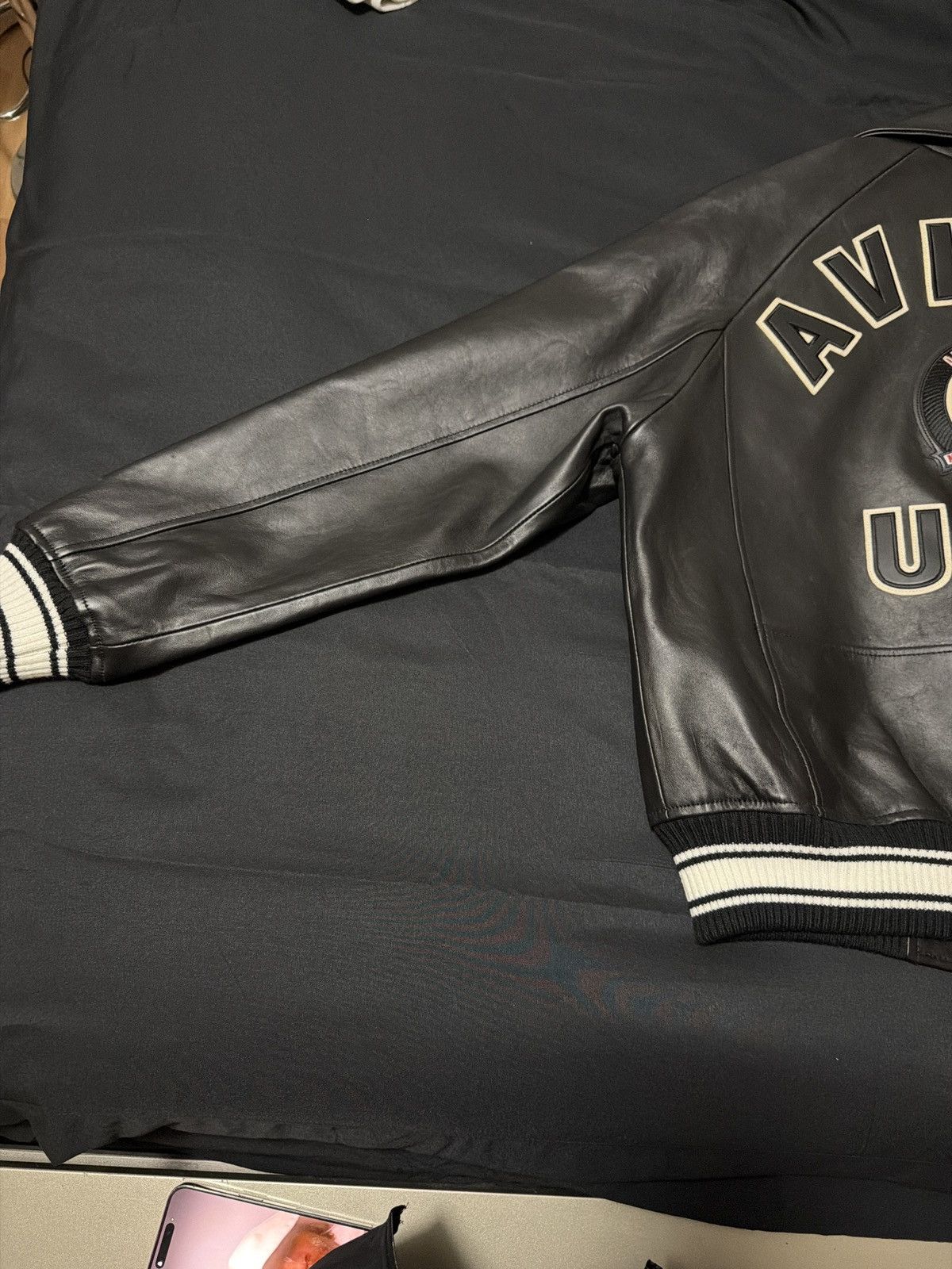 Avirex Avirex black leather jacket Size US S / EU 44-46 / 1 - 4 Thumbnail