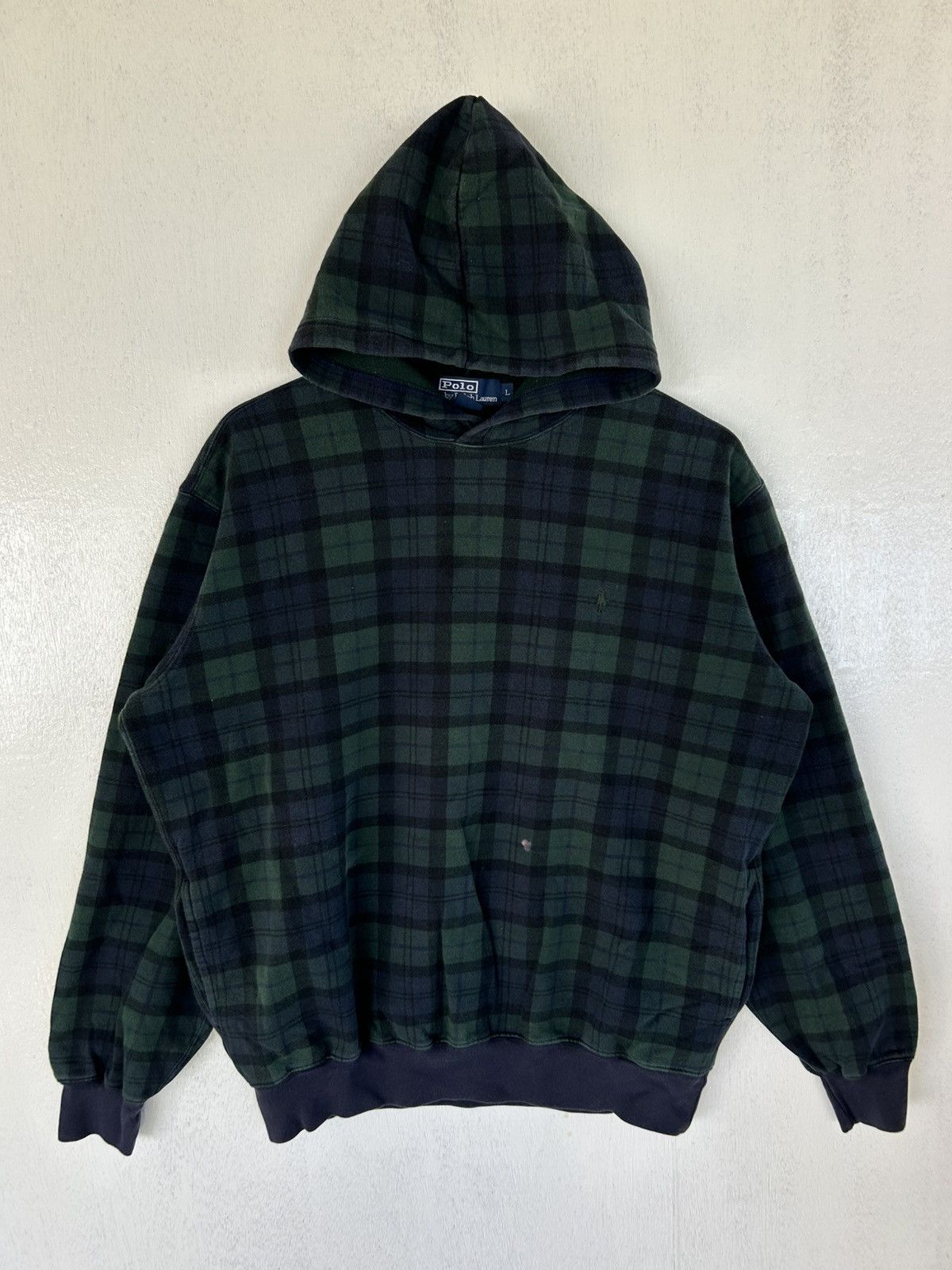 Polo Ralph Lauren Vintage polo ralph lauren plaid hoodie Size US L / EU 52-54 / 3 - 1 Thumbnail