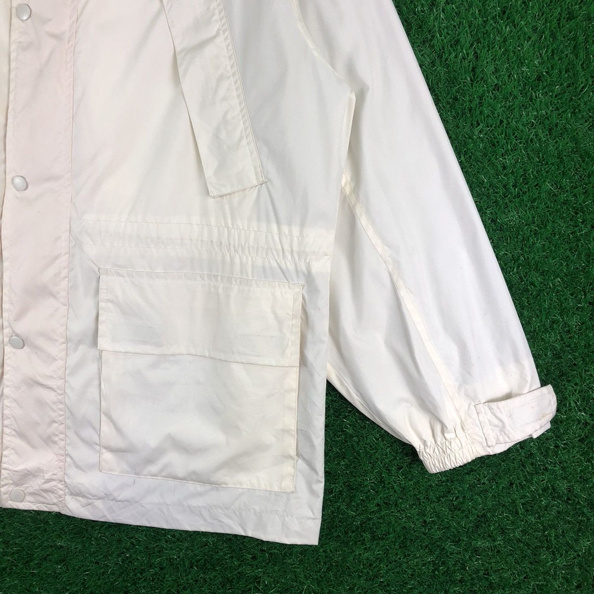 Japanese Brand Vintage 90's New Yorker Nylon Zipper Windbreaker Hoodie Size US XXL / EU 58 / 5 - 3 Thumbnail