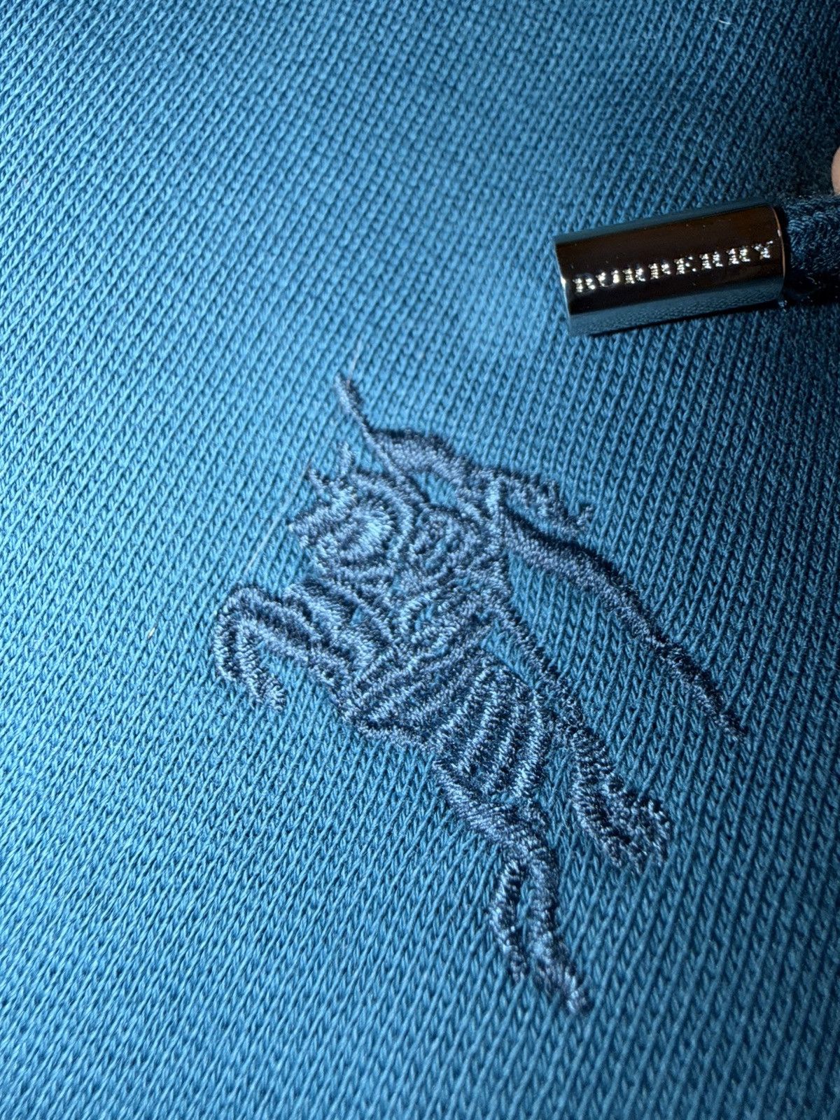 Burberry Burberry Clarendon Mineral Blue zip-up hoodie Size US S / EU 44-46 / 1 - 5 Thumbnail