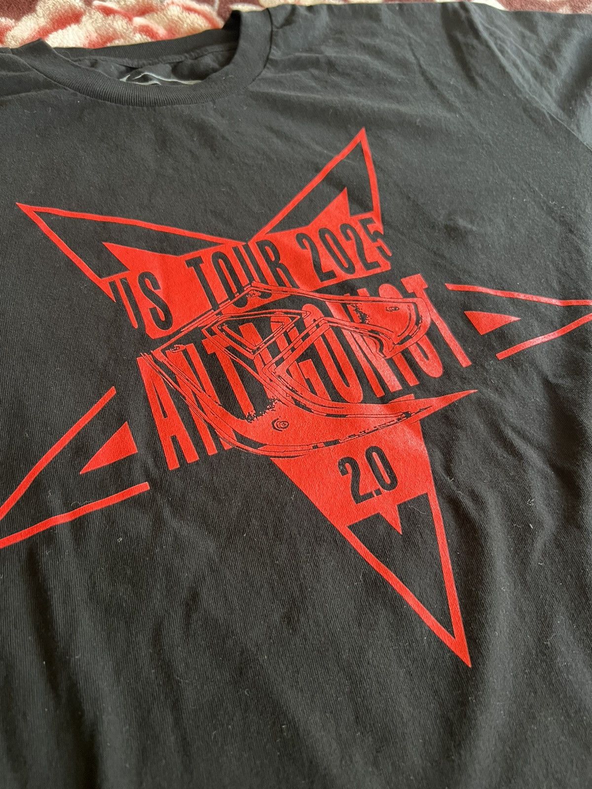 Playboi Carti Playboi Carti Antagonist Tour Red Pentagram Tee Size Large Size US L / EU 52-54 / 3 - 2 Thumbnail