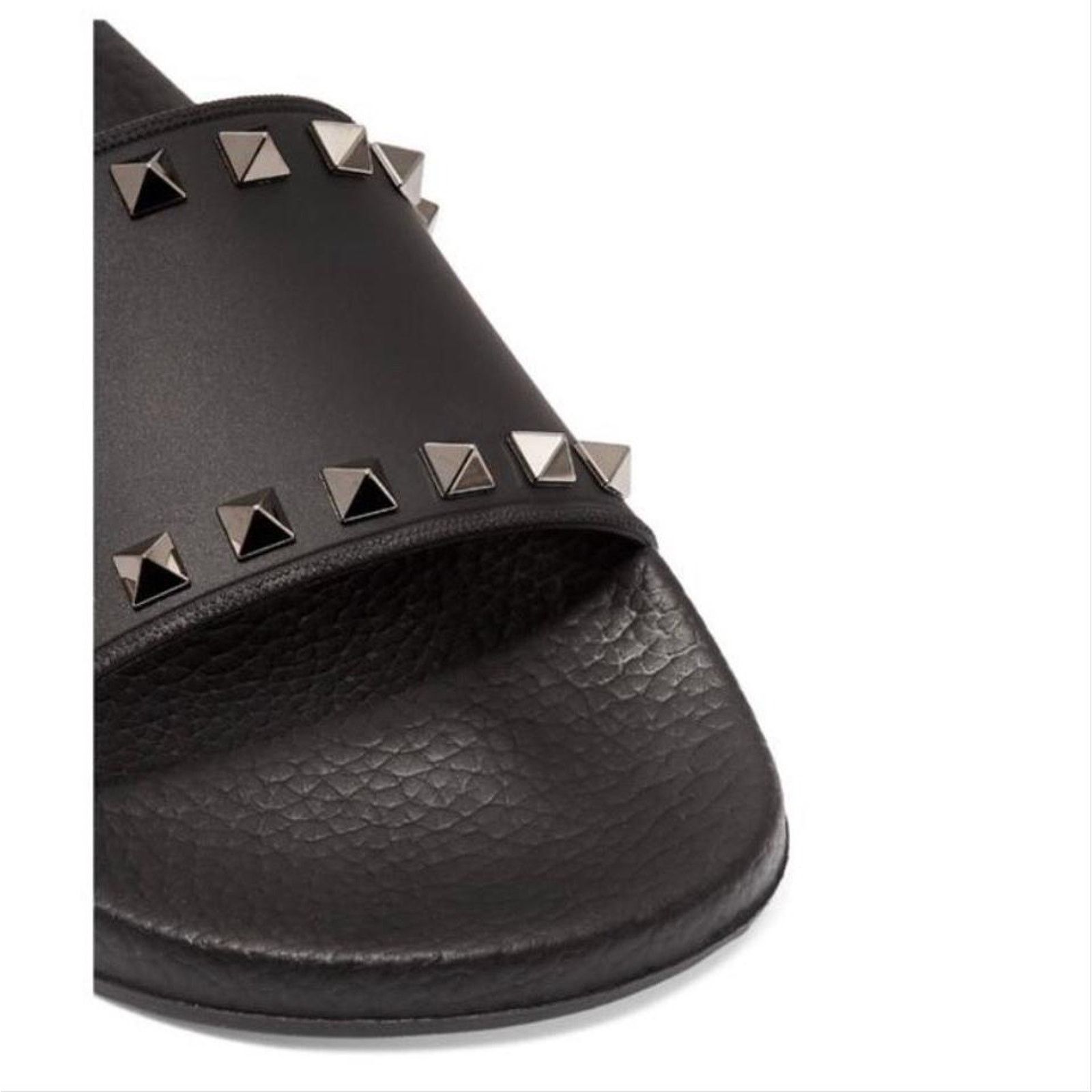 Valentino Valentino Garavani Rockstud rubber slides Size US 8 / IT 38 - 6 Thumbnail